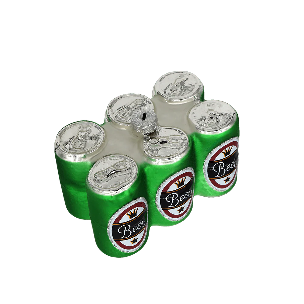 6 pack of Beer Ornament - Image 3