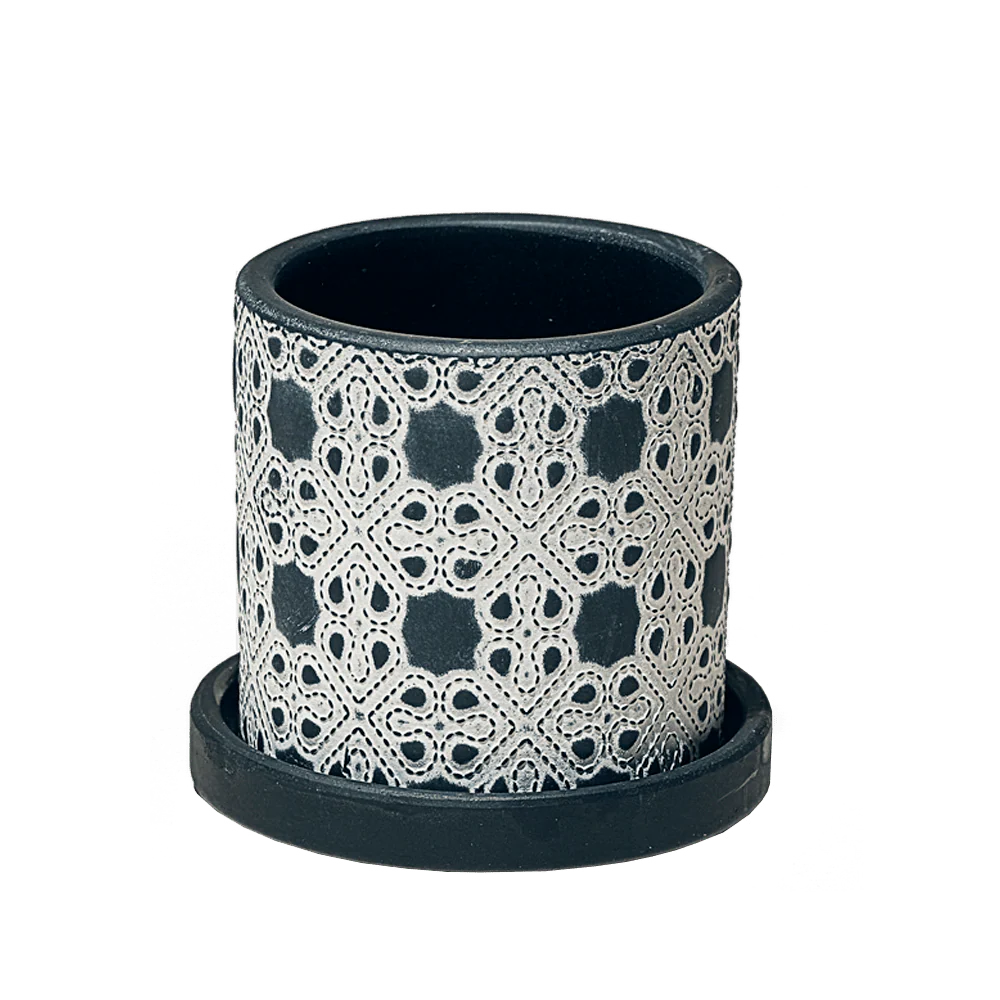 Balter Ceramic Pot And Saucer Set | 3.5 inch - Image 15