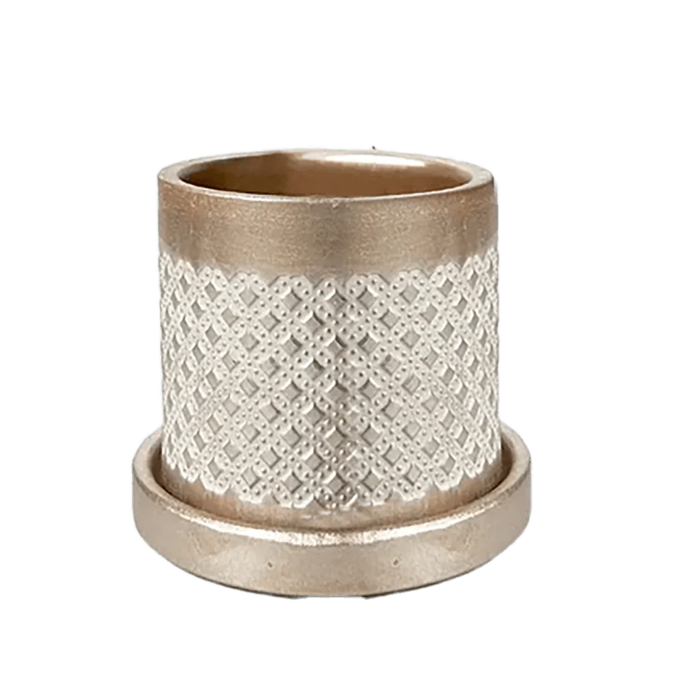 Balter Ceramic Pot And Saucer Set | 3.5 inch - Image 4