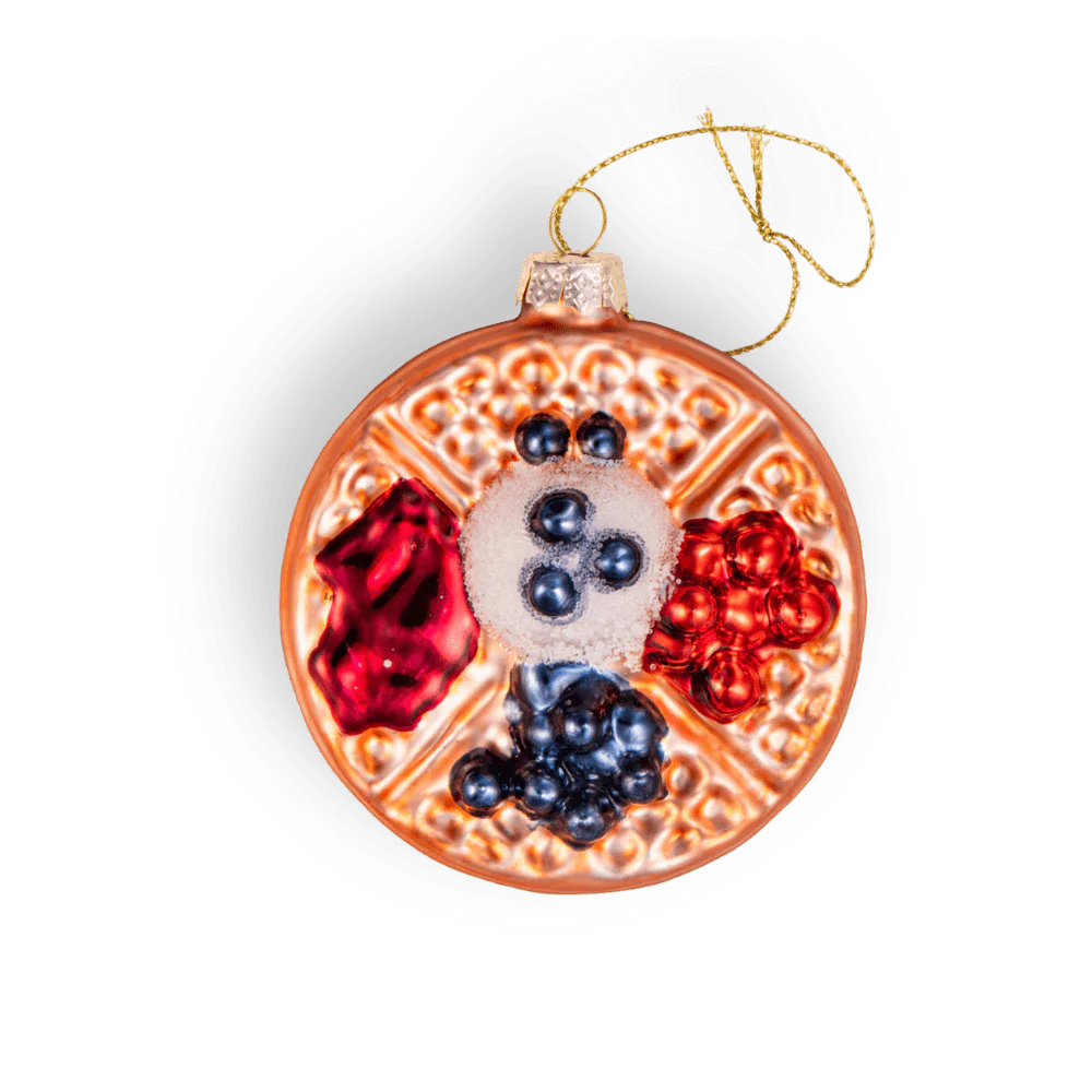 Breakfast Waffle Ornament