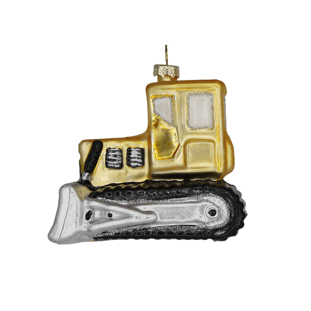 Bulldozer Ornament