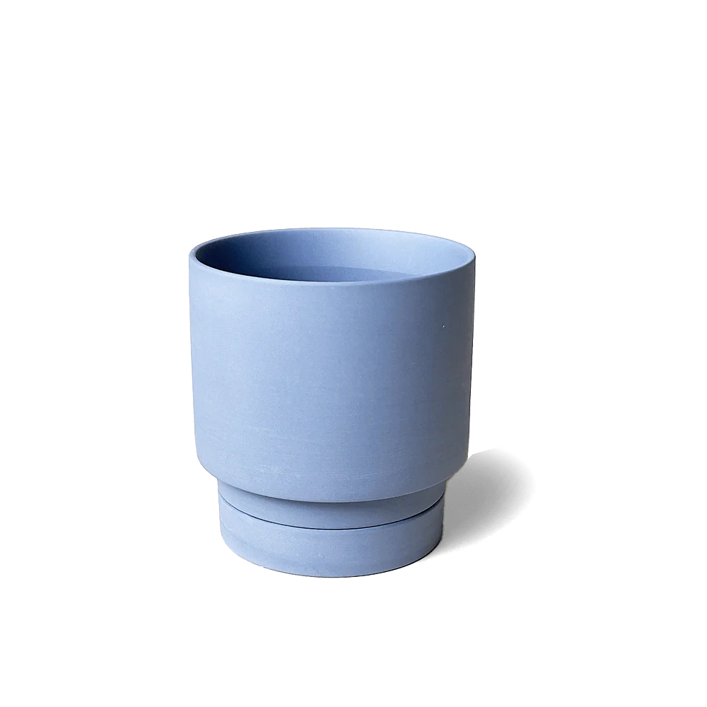 Casey Porcelain Modern Pot And Saucer Set - Image 3