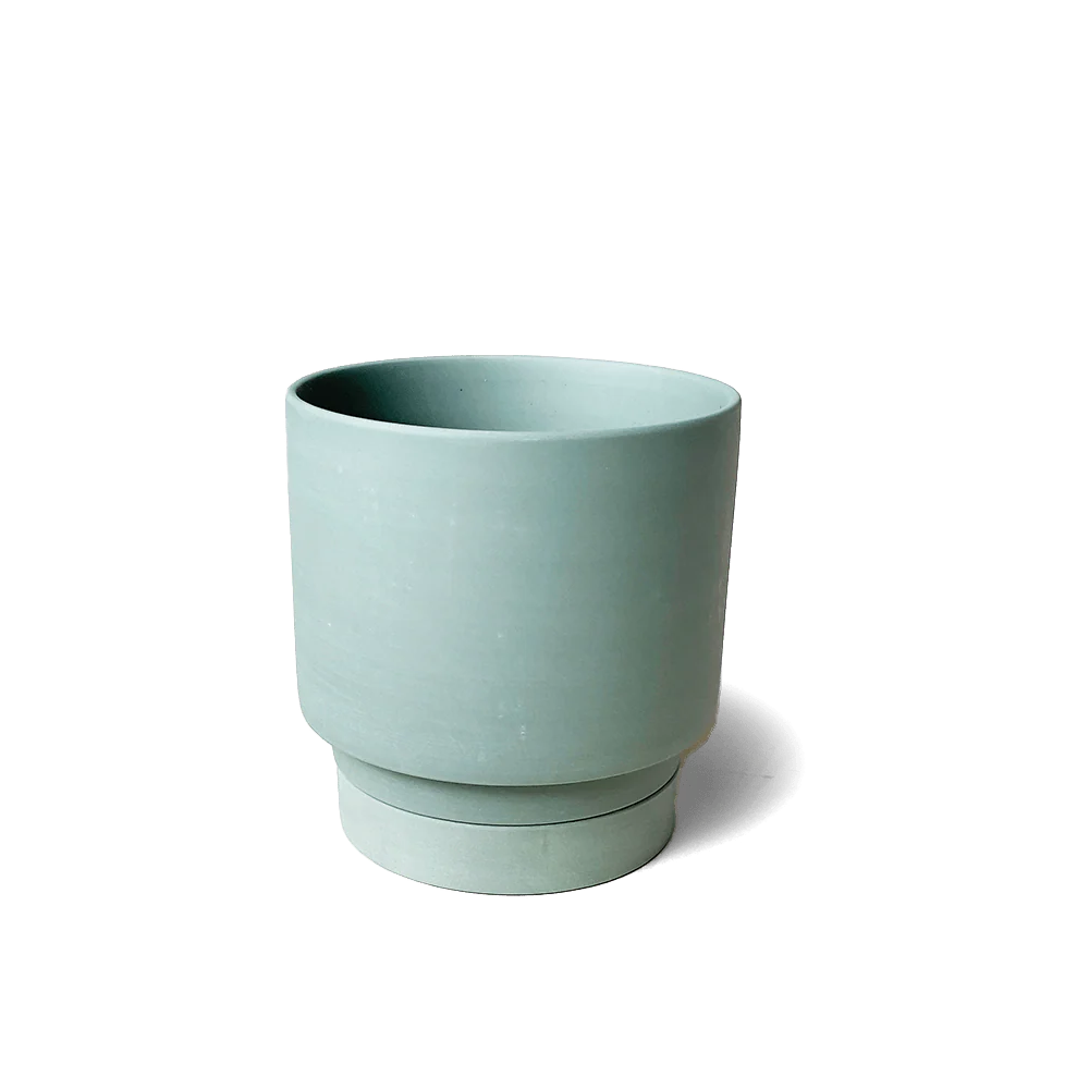 Casey Porcelain Modern Pot And Saucer Set - Image 6