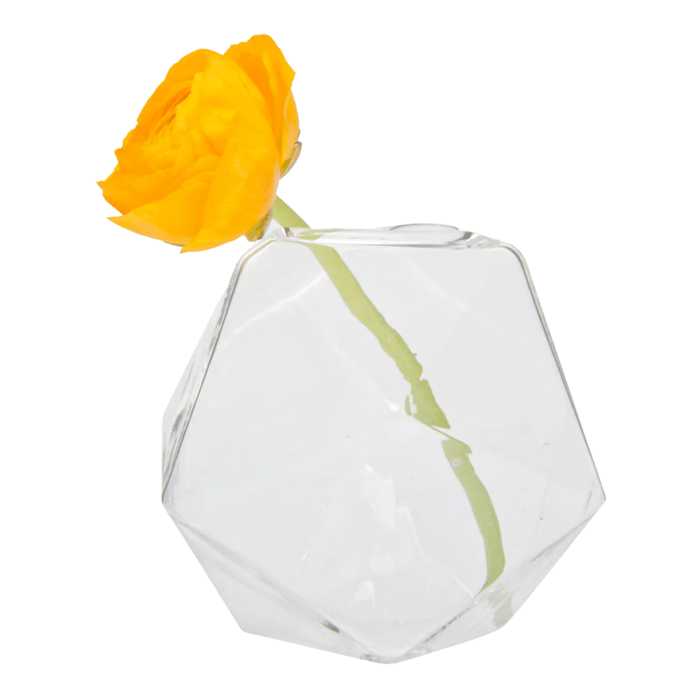 Crystal Glass Modern Clear Flower Vase - Image 3