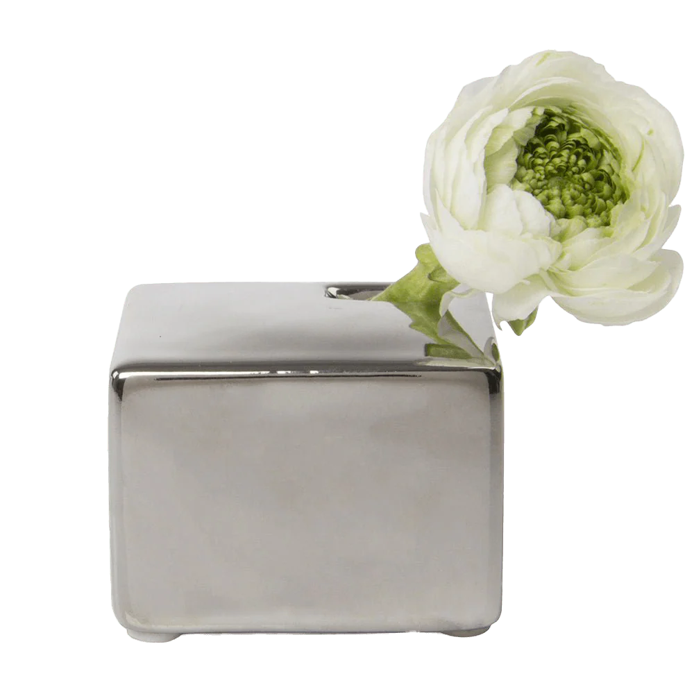 Cube Ceramic Flower Vase