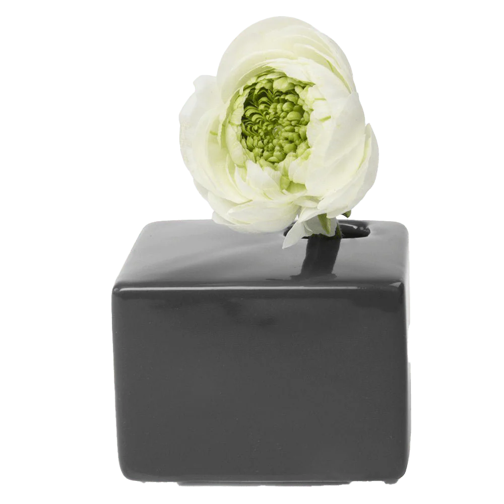 Cube Ceramic Flower Vase - Image 4