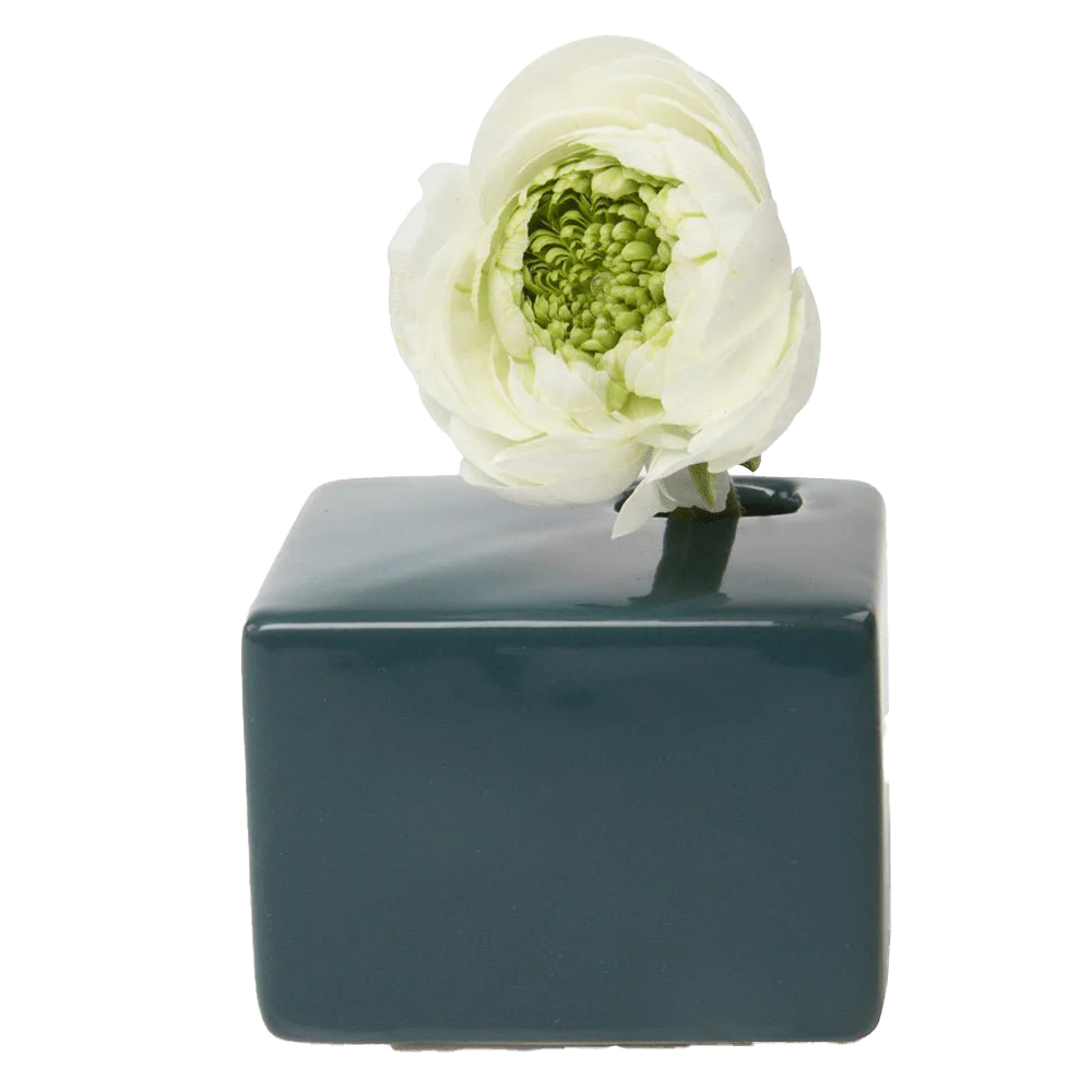 Cube Ceramic Flower Vase - Image 6