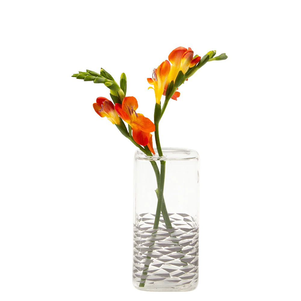 Decal Glass Modern Flower Vase - Image 3