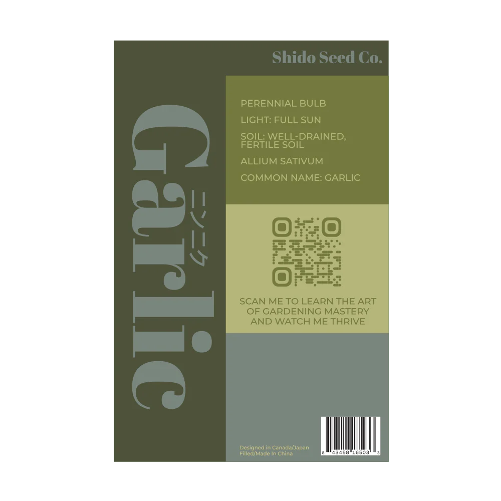 Garlic Vegetable Seeds Packet - Image 2