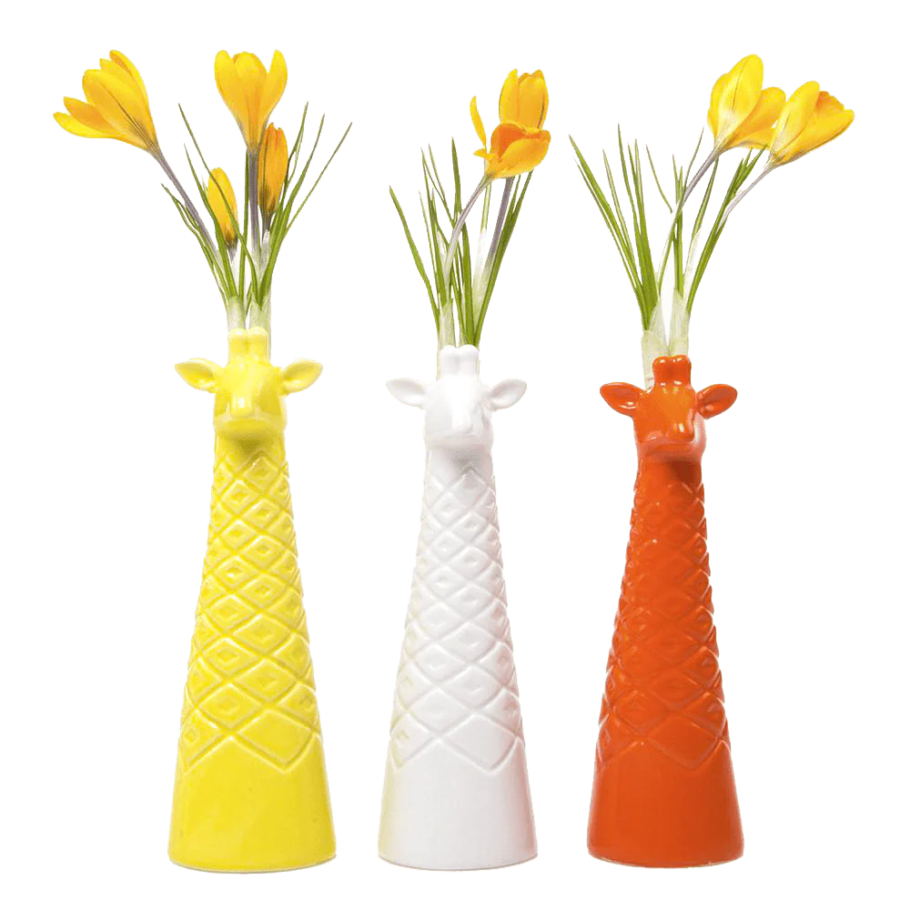 Giraffe Ceramic Flower Vase - Image 6